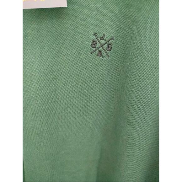 Johnny Bigg Xavier Zip Neck Polo Shirt NWT Forest Green US 4XL - Picture 6 of 9